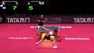 [世錦賽2017 Realtime] Romanian Samara, SATO (Hitomi) last few long rallies