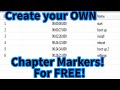 [Free] Add chapters to your mp4 videos without ReRendering! (chapter titles too!)