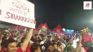 Portugal Fans crazy celebrations after their win against Ghana