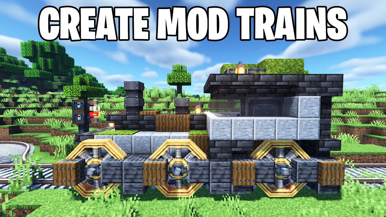 Train Schematic Minecraft Create Mod