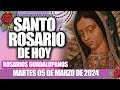 SANTO ROSARIO DE HOY MARTES 05 DE MARZO DE 2024🌷🌺MISTERIOS DOLOROSOS//ROSARIOS GUADALUPANOS