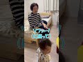 【追い出されたパパ…でも最後は幸せ♡】2歳児の可愛い寝かしつけ　 shorts 家族 おもしろ 可愛い