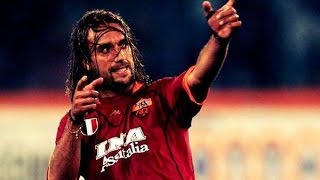Gabriel Omar Batistuta "Il Re Leone" con l'AS Roma