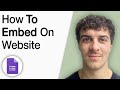 How to Embed Google Forms on Your Website [2025 Full Guide]