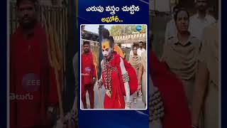 Aghori in Sadhu Getup | ఎరుపు వస్త్రం చుట్టిన అఘోరీ.. | Zee Telugu News