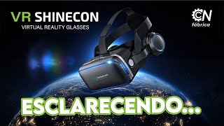 Unboxing do óculos de realidade virtual da Shinecon - viaje e jogue com a tecnologia VR!