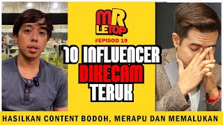 10 Influencer Dikecam Rakyat Malaysia