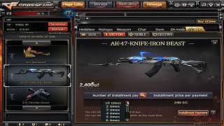 Crossfire PH - VIP Installment ( Buying ak 47 iron beast )