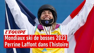 Sur une autre planète, Perrine Laffont s'offre un doublé mondial historique en ski de bosses