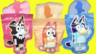 Bluey and Bingo Play with Slimygloop Sand! Crafts for Kids