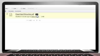 EisenVault demo Uploading files & running OCR