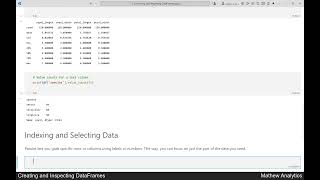Mastering DataFrames in Python Pandas: Creating & Inspecting for Data Science