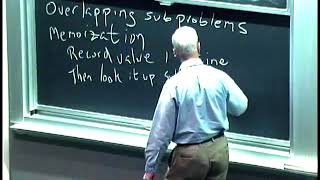 Lecture 13 Dynamic Programming, overlapping subproblems & optimal substructure in Python by MIT OCW