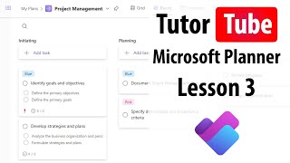Microsoft Planner - Lesson 3 - Adding Task List
