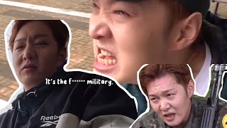 lee changsub hates military for 4 minute 8 second straight .