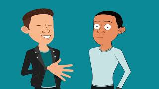 Trevor Noah - Deaf People Jocks (animated)