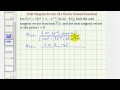 Ex: Find a Unit Tangent Vector to a Space Curve Given by a Vector Valued Function