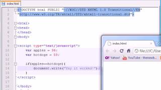 Beginner JavaScript Tutorial | 14-if Statement