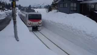 飯山線　試9139D　キヤE193系East i-D 越後田沢駅→越後水沢駅にて