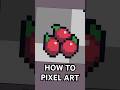 Learn How To Pixel Art in 30s or Less! Draw A Berry #pixelart #devlog