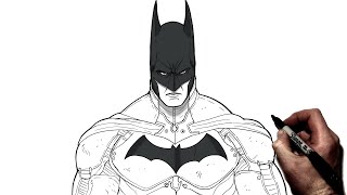 How To Draw Batman Arkham Origins | Step By Step | DC