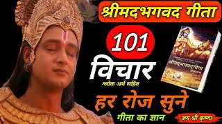 | श्रीमद भगवद गीता के 101 विचार | गीता का सार | krishna vani | krishna motivational speech #krishna