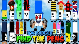 Find The Pens 🖍️ Roblox 🖍️All Badges 104