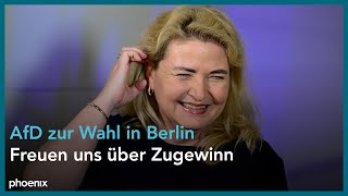 Berlin-Wahl: AfD-Spitzenkandidatin Kristin Brinker im Interview am 12.02.23