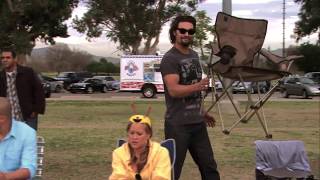 Jason Momoa and his folding chair