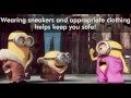 minions helping us learn to be great students despicable me