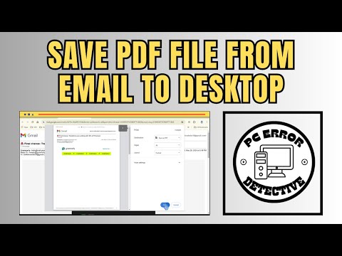 How to Save PDF File from Email to Desktop