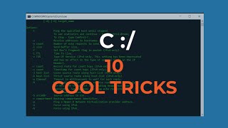 10 cool command prompt tricks you should know.
