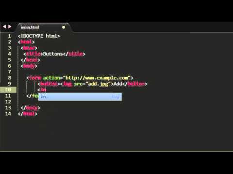 HTML Tutorials - 38 - Button element and Hidden controls HTML Tutorials - 38 - Button element and Hidden controls