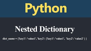 Nested Dictionary in Python (Hindi)
