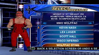 WCW Mayhem All Characters [PS1]