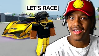 Beat My Car In A Race, Keep It! (Roblox Driving Empire)