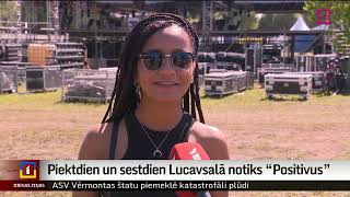 Piektdien un sestdien Lucavsalā notiks “Positivus”