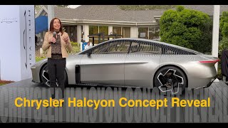 REVEALED!  Chrysler Halcyon Concept with Chrysler CEO Christine Feuell #halcyon