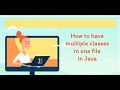 Java Program with Multiple classes. #javadeveloper #javatraining #javainterview