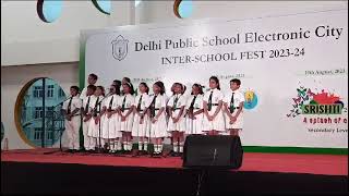 AaDya’s group singing Dps e- city 18 August 2023..