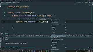 Java Tutorial #3 - Escape sequence characters