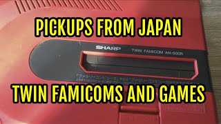 Retro Video Games Pickups from Japan Sharp Twin Famicom