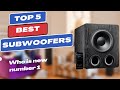 Top 5 Best Subwoofer 2024 - Ultimate Bass Experience