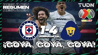 HIGHLIGHTS | Cruz Azul 1-4 Pumas| AP2023-J12 | Liga Mx | TUDN
