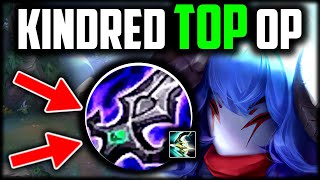 Kindred is a MONSTER TOP - How to Kindred Top & CARRY (Best Build/Runes) Kindred Guide Season 14