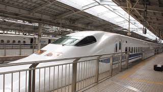 東海道新幹線 ３代車両（300系・700系・N700系 )　新大阪発車   2012.1