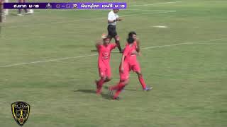 [Highlight] สมาคมกีฬาแห่งจังหวัดตาก U-19 พบ พิษณุโลก เอฟซี 2015 U19 Thailand Youth League 2018/ 2019