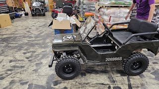Well, I found a fun little toy in the back of Tractor Supply. Mini Jeep FTW!!