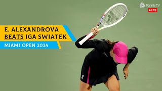 IGA SWIATEK VS EKATERINA ALEXANDROVA MIAMI OPEN 2024 | TENNIS WTA LIVE 🔴