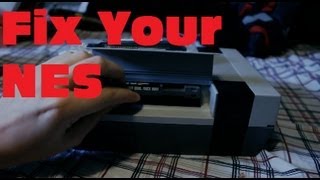 NES - How To Fix Blinking Power Light / Wont Read Games